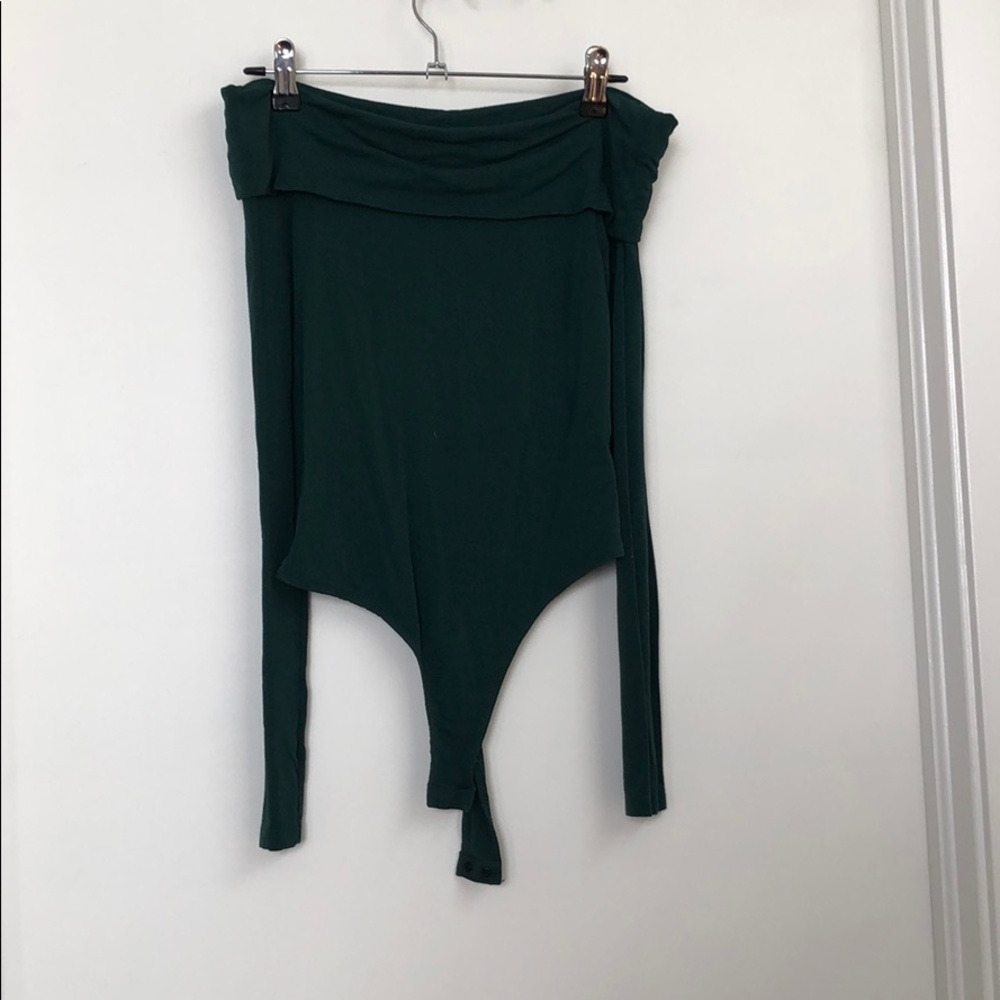 Green body suit